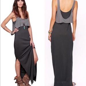 ISO Free People Emma Two-fer Maxi Dress Xs